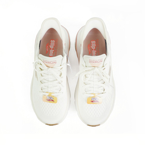 Skechers Max Cushioning Arch Fit 女 慢跑鞋 寬楦 米粉 [128947WNTPK], , large