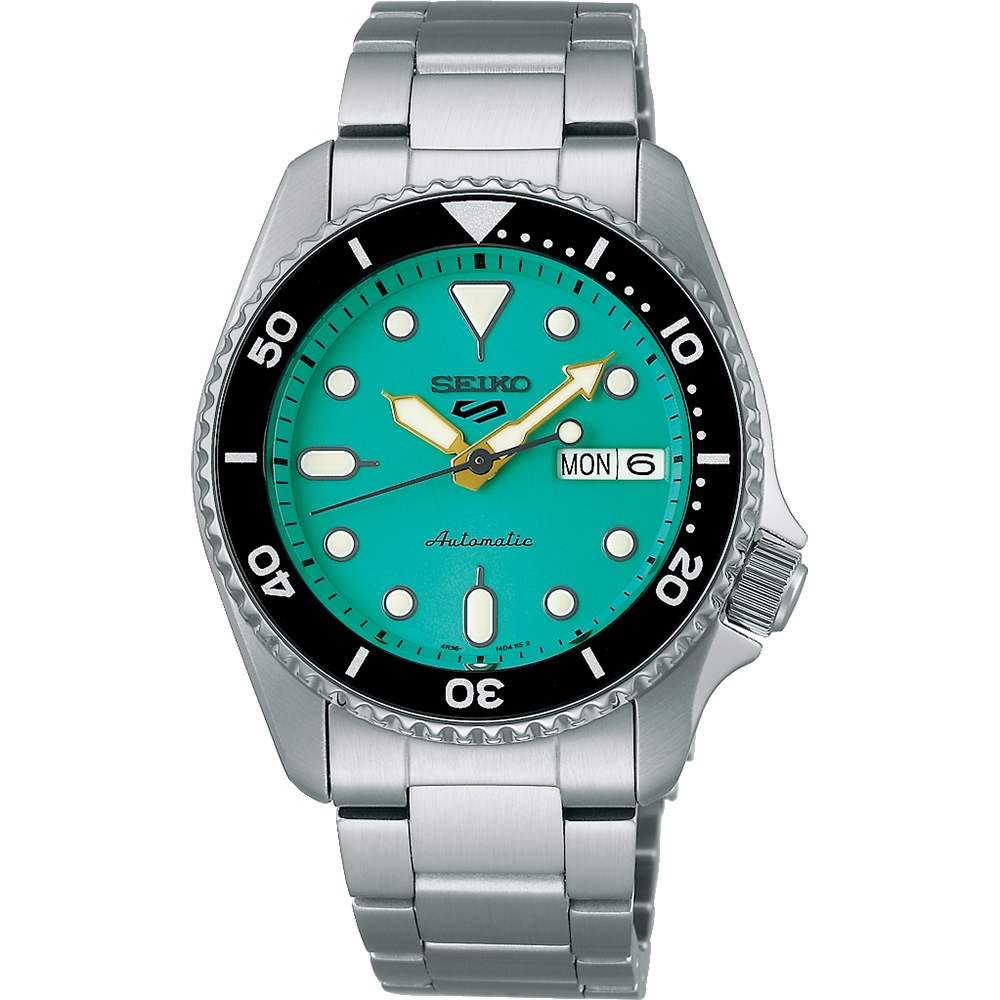 SEIKO 精工 5 Sports 系列機械錶-38mm 4R36-14B0G(SRPK33K1), , large