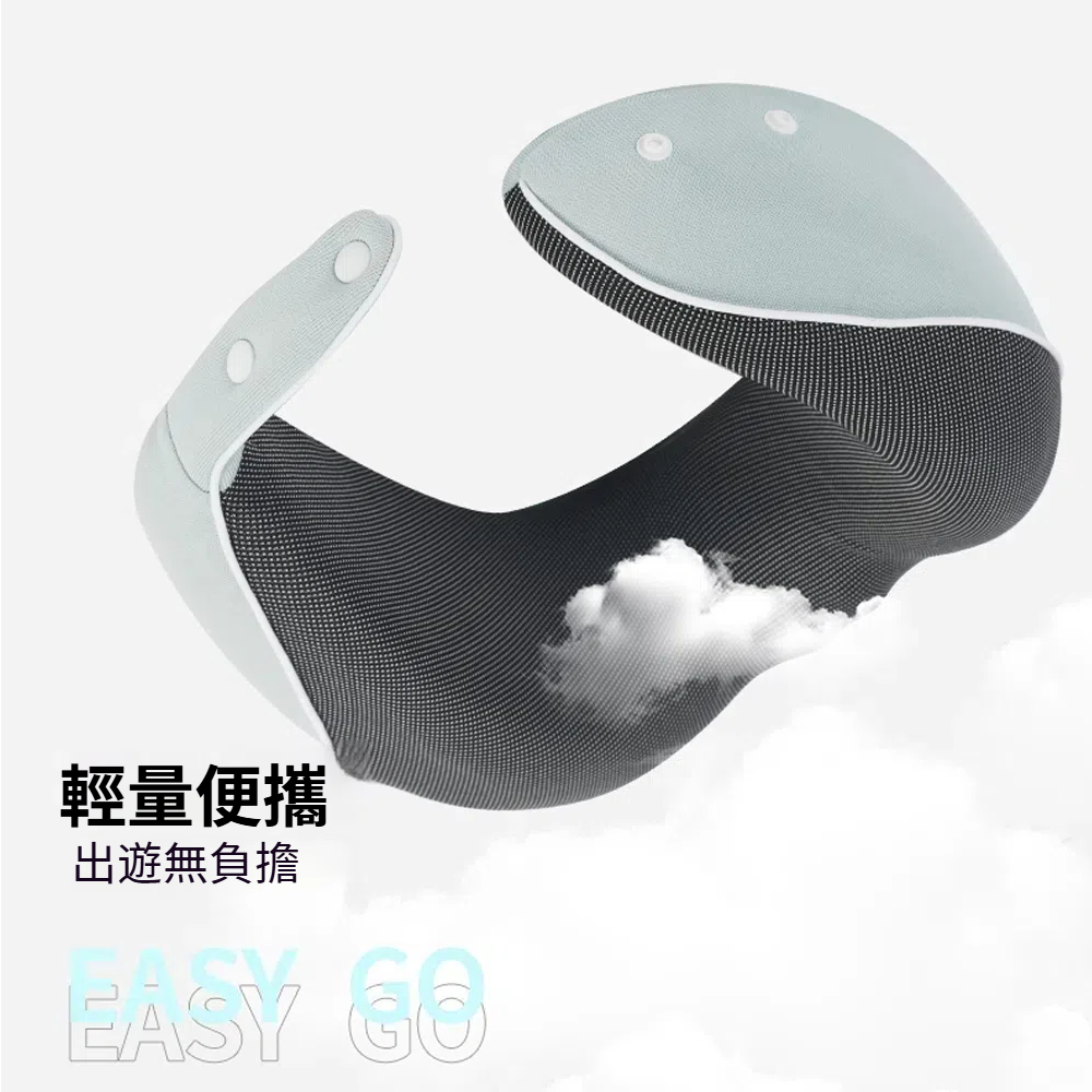 【啾愛你】U型記憶棉護頸枕 附眼罩耳塞-粉色, , large