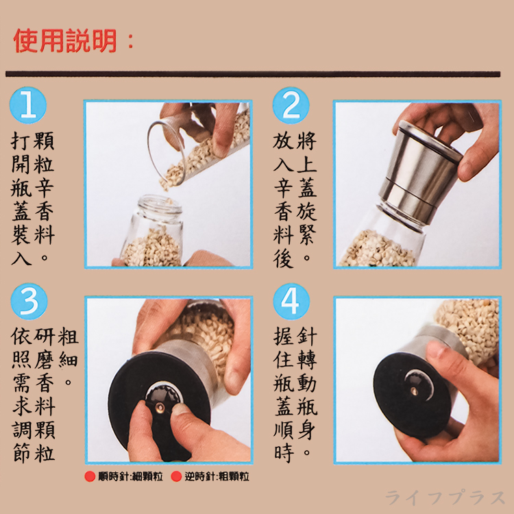 304不鏽鋼玻璃研磨罐-2入, , large