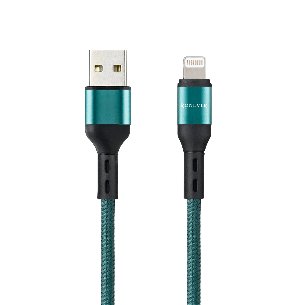 [RONEVER] USB-A to Lightning 鋁合金編織充電線(IOS) VPC166, , large