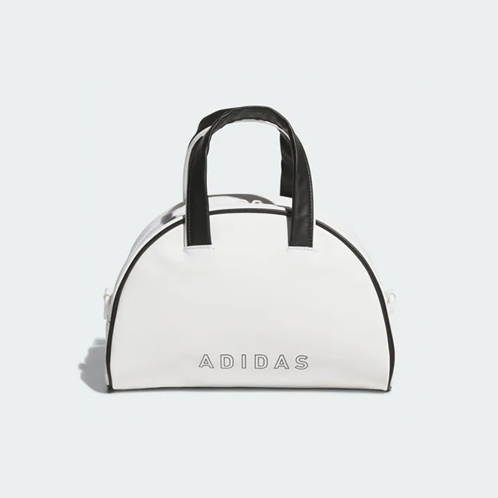 Adidas 高爾夫手提包 半月三條紋設計 黑/白, , large