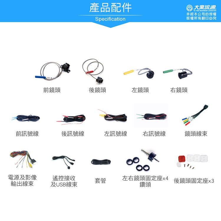 【鷹之眼】全景夜視版行車記錄器-不含安裝(送-32G隨身碟) 行車紀錄器 R3D197, , large