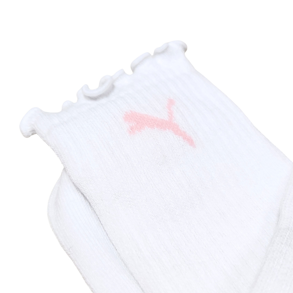 [秉宸] PUMA Fashion 木耳邊跳豹半統襪（3入） BB1452, , large