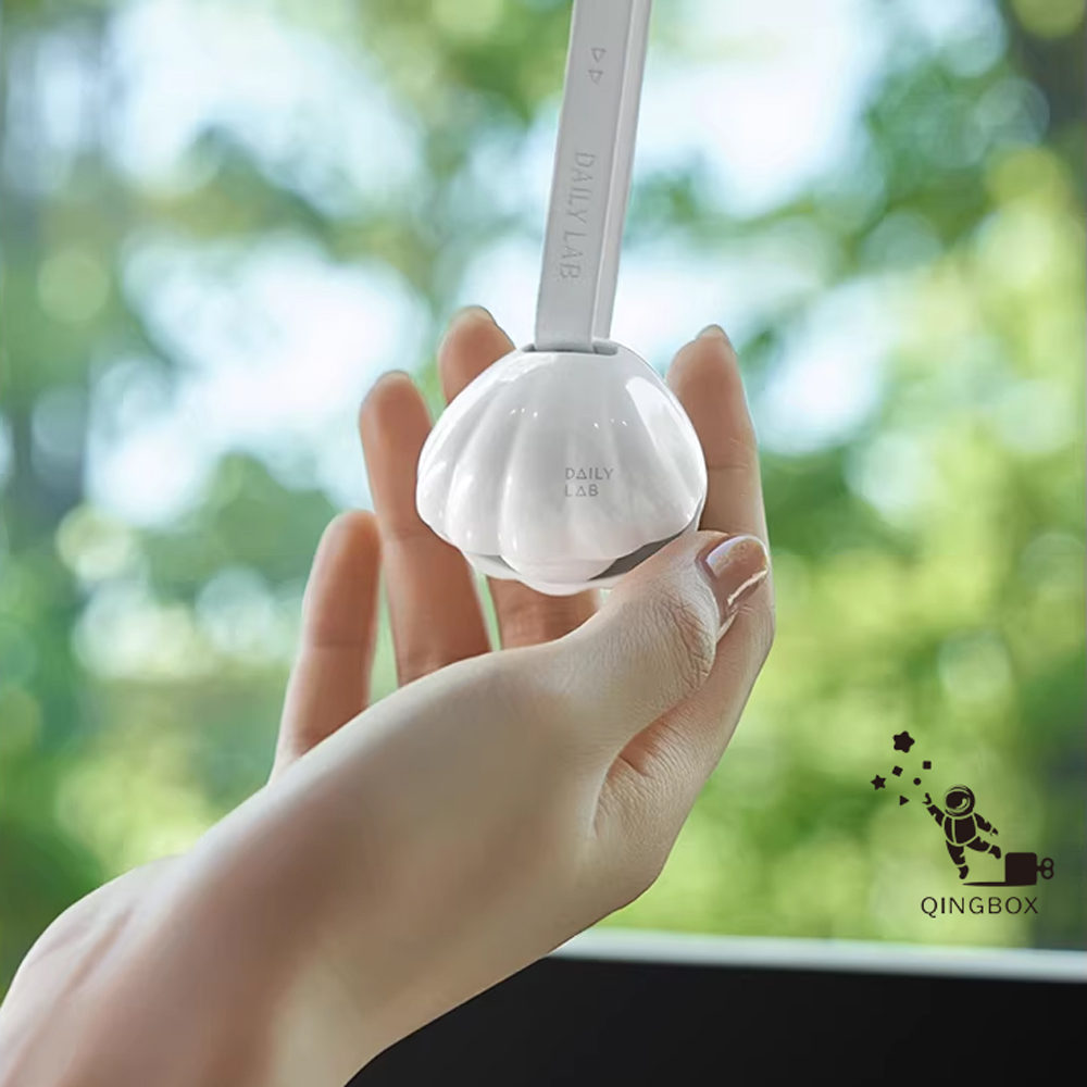 Daily Lab LQ DLXFK4010貝殼系列香氛掛飾車載香氛3 in 1混合香氣套裝 白蝶貝色, , large