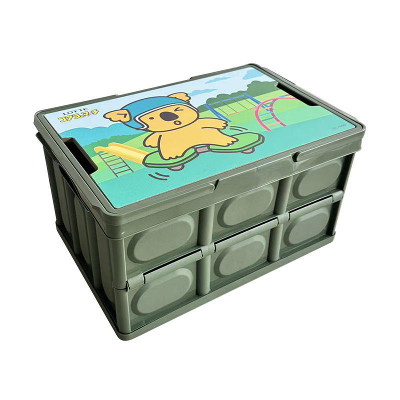 樂天小熊餅手提收納籃組, , large