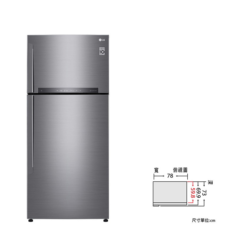 LG GN-HL567SVN 變頻雙門冰箱, , large
