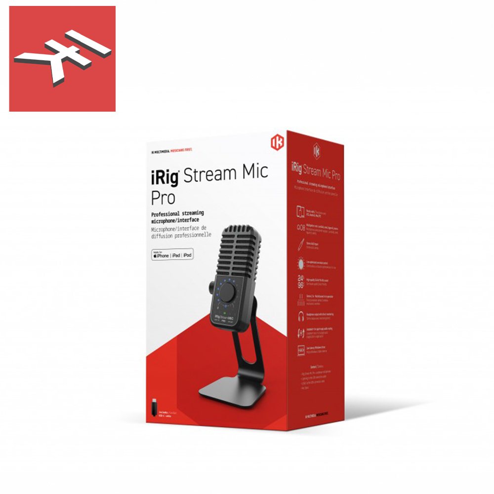 IK Multimedia iRig Stream Mic Pro 行動裝置麥克風【敦煌樂器】, , large