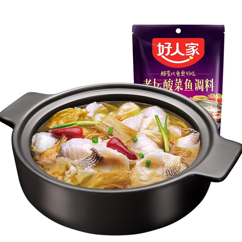好人家老壇酸菜魚360g調味料包, , large