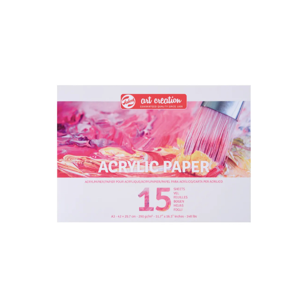*需預訂 Royal Talens art creation 壓克力畫本 單面封膠 390g-A4
