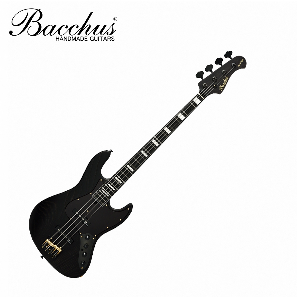 Bacchus WOODLINE417AC-BGP-E 電貝斯 黑金特殊款【敦煌樂器】, , large