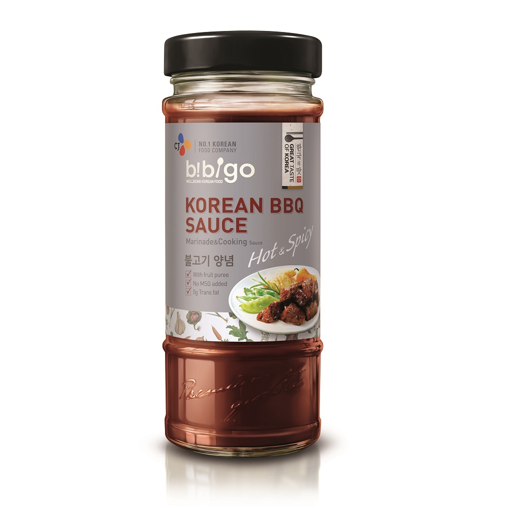 CJ bibigo 韓式頂級燒烤拌醬(辣味) 500g, , large