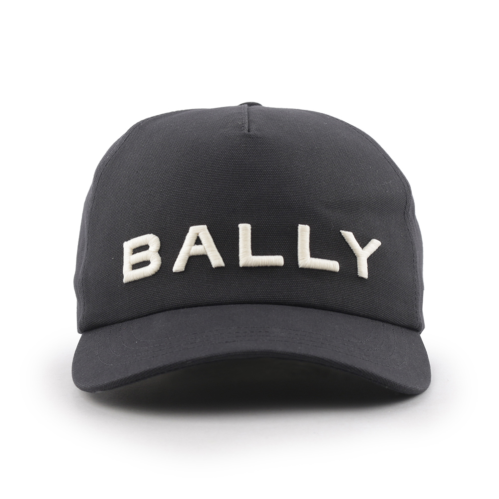 BALLY Logo 棉質棒球帽/黑色, , large