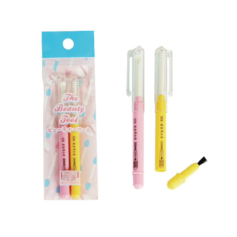 Safety ear pick with brush / 2 pieces, , large