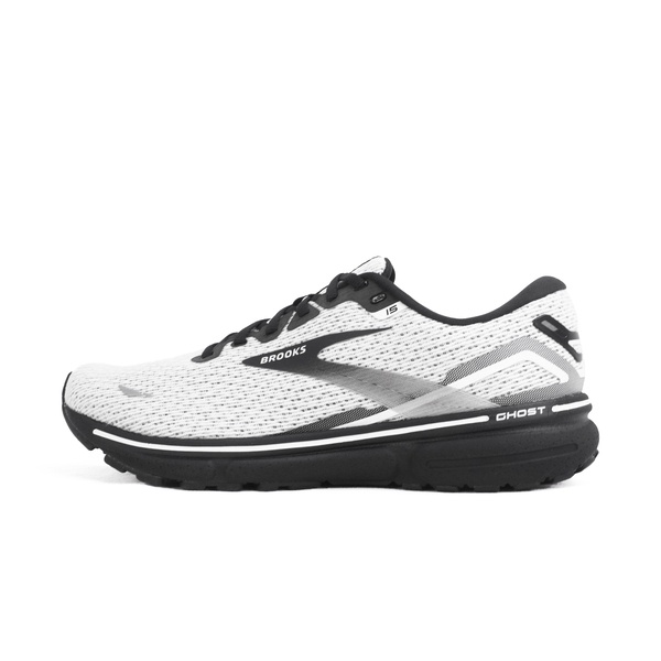 Brooks Ghost 15 男 慢跑鞋 運動 路跑 魔鬼系列 15代 緩衝 透氣 白 [1103931D121], , large