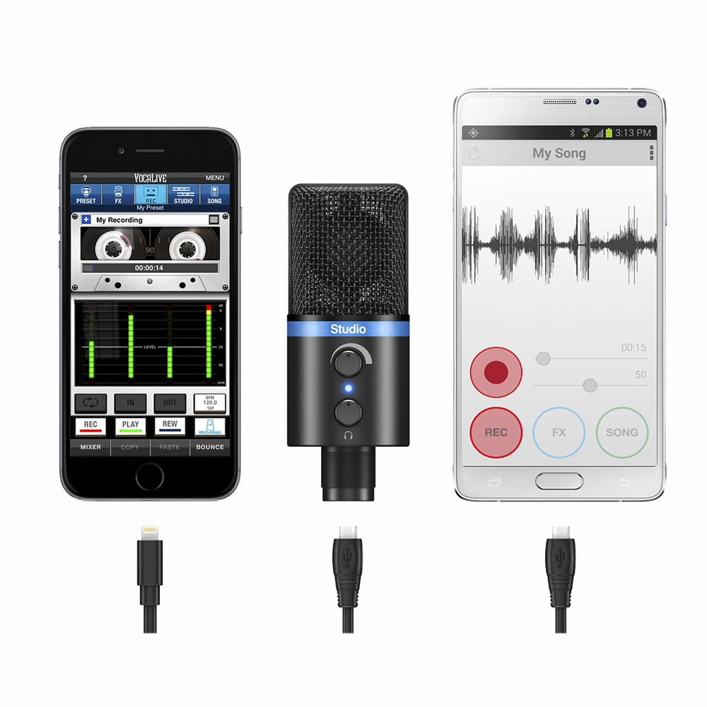 IK Multimedia iRig Mic Studio Black 專業電容麥克風 黑色【敦煌樂器】, , large