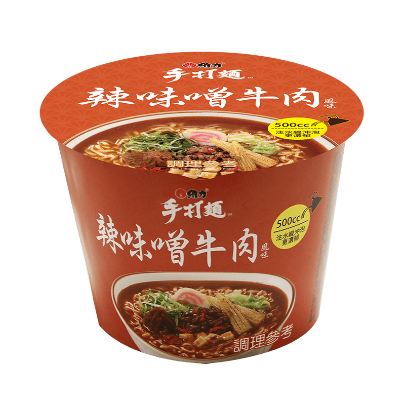 Spicy Miso Beef Flavor Instant Noodles, , large