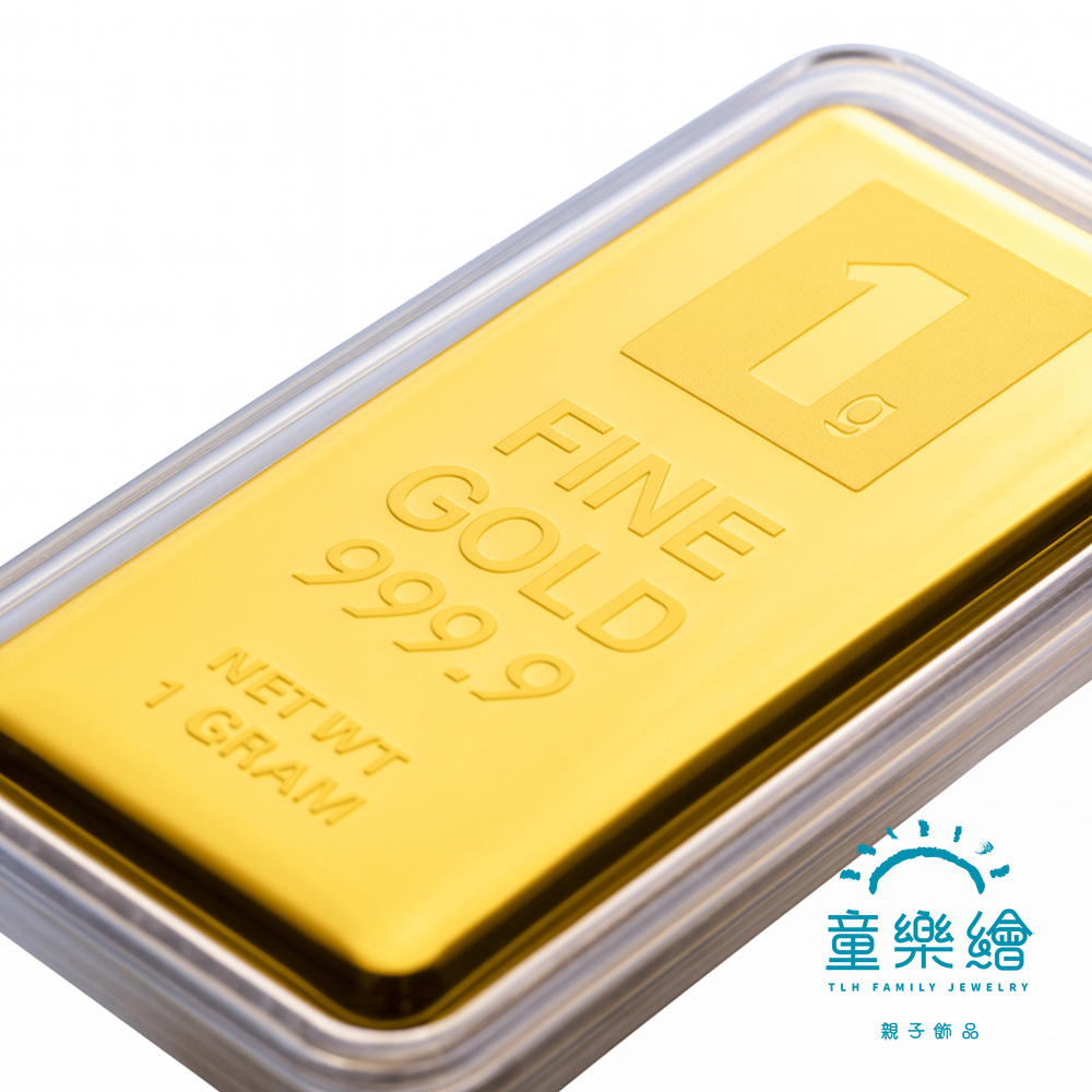 【童樂繪金飾】黃金9999純金 1克 1g金條 幸運星LuckyStar (一公克金塊 投資/收藏/保值), , large