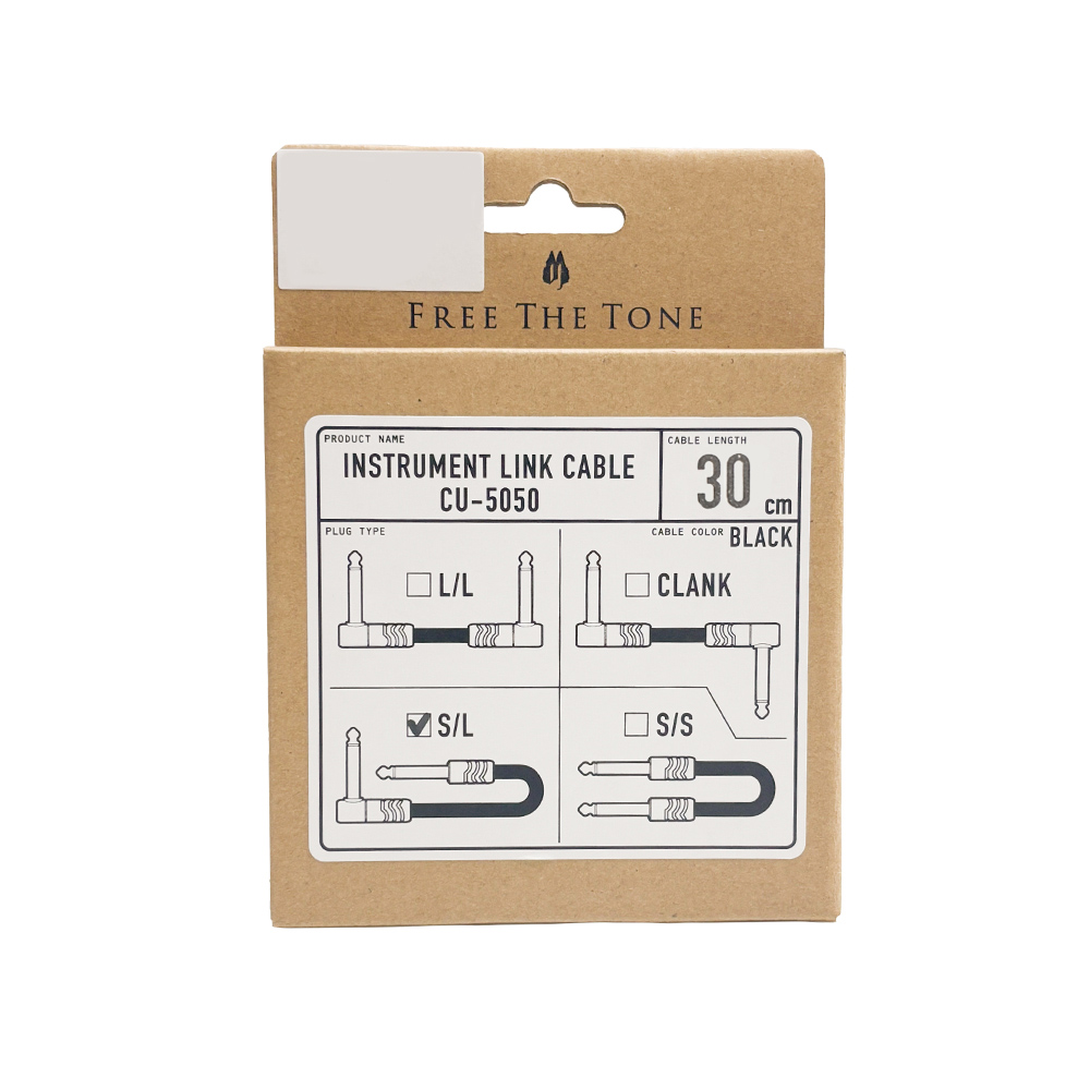 FREE THE TONE CU-5050 S/L 30cm 高級短導線 日本製【敦煌樂器】, , large