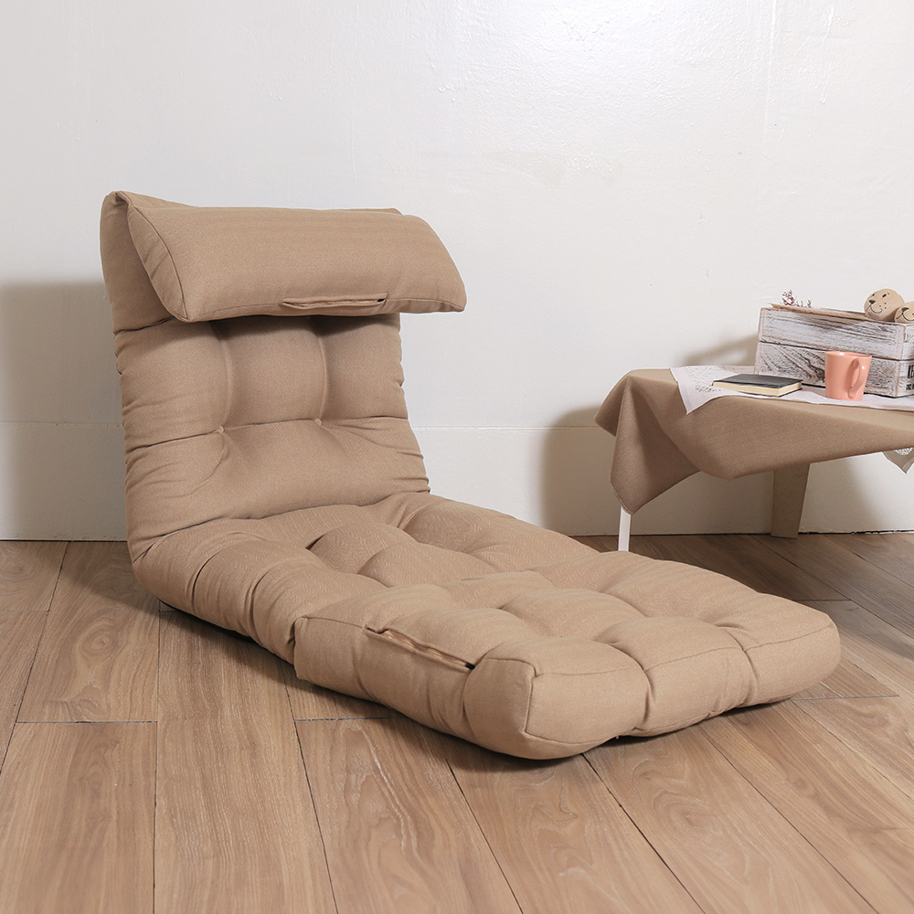 NICO Japanese room chair (large size), （加寬大款）黑咖, large