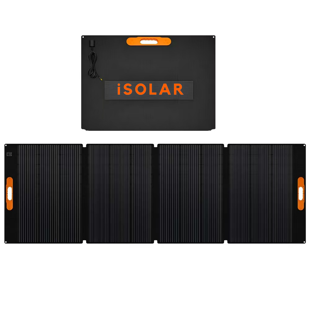 【複製】【iSOLAR】200W輕型可折疊太陽能板 特惠價現省$1000 輕量 露營 登山 車泊 旅行 戶外充電 太陽能充電板 備用電源 充電器 便攜環保綠能, , large