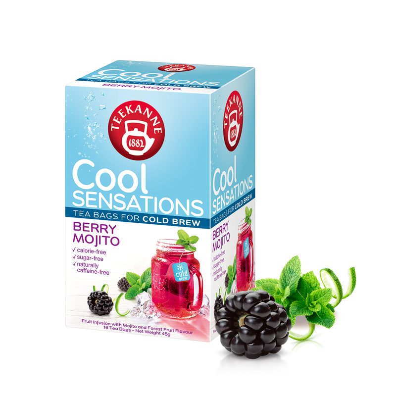 【TEEKANNE】Berry-Mojito Cold brew tea (2.5g x 18bags/box) , , large