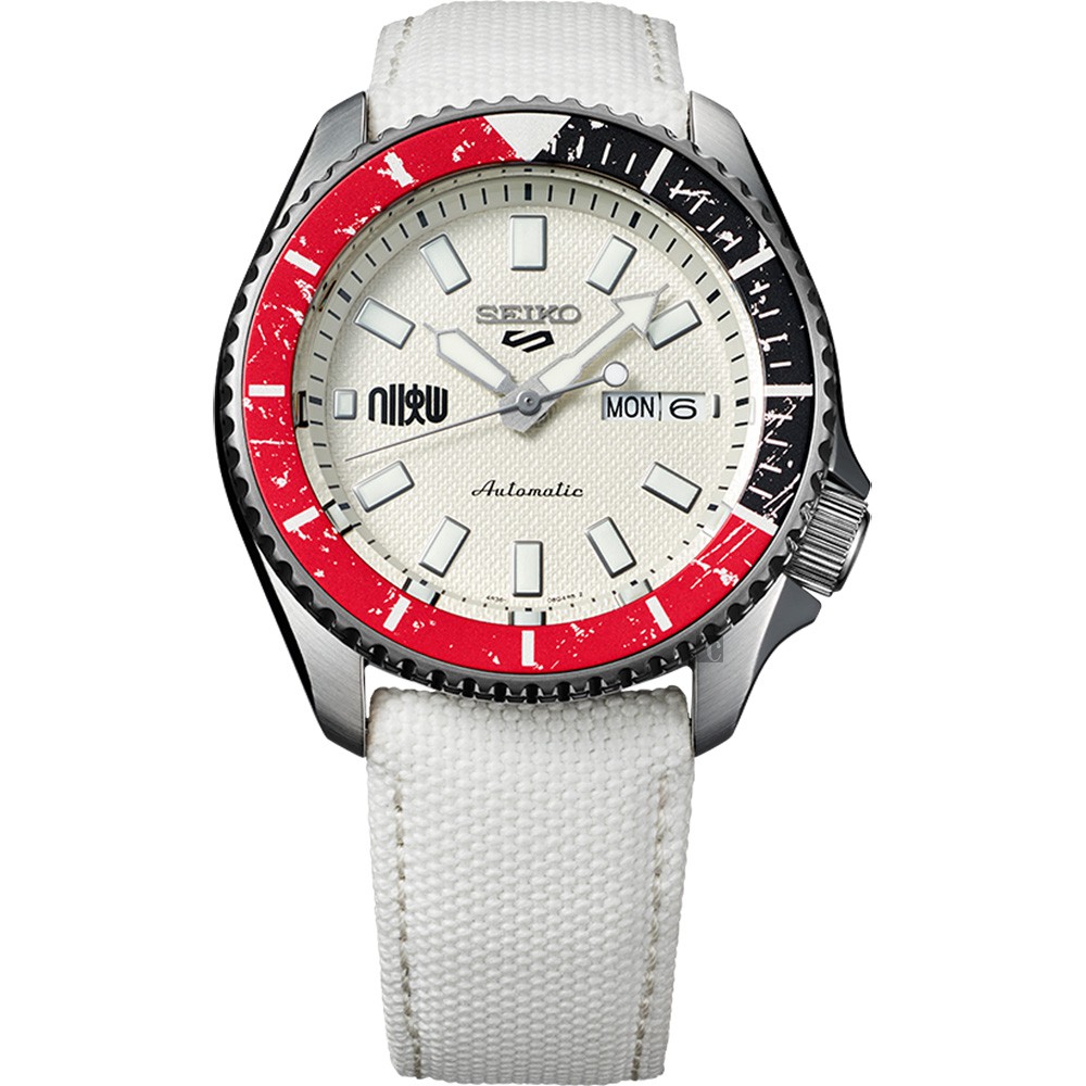 SEIKO 精工 5 Sports x 快打旋風 隆 聯名限量機械錶(SRPF19K1)-42.5mm, , large