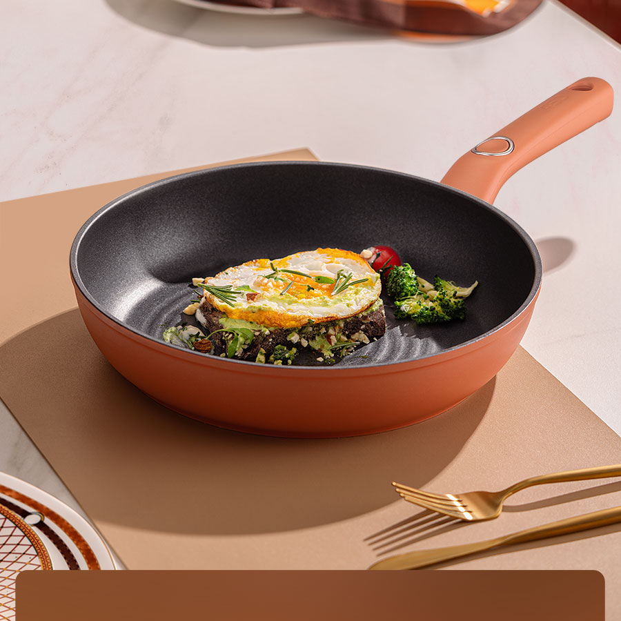 ASD poly-ring non-stick frying pan 28cm, , large