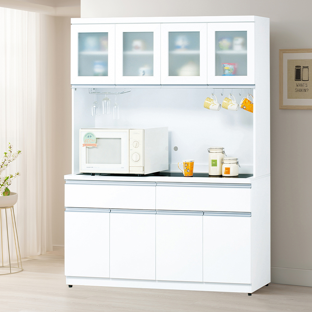 【唯熙傢俱】貝拉白色5尺餐櫥櫃, , large