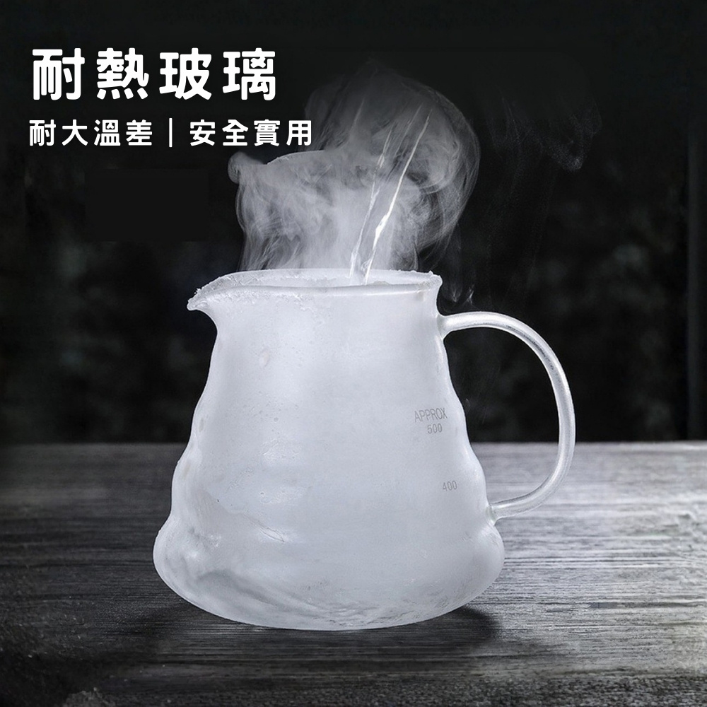 【GlassKing】GK-600P 咖啡雲朵壺 手沖咖啡壺 耐熱直火壺 耐熱玻璃壺 泡茶壺 分享壺 下接壺, , large