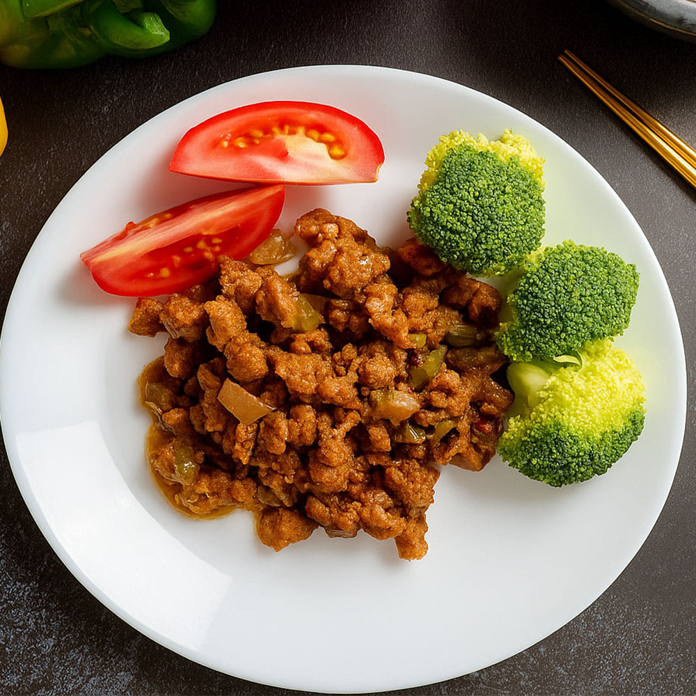 Thai-style lemon plant-based meat, , large