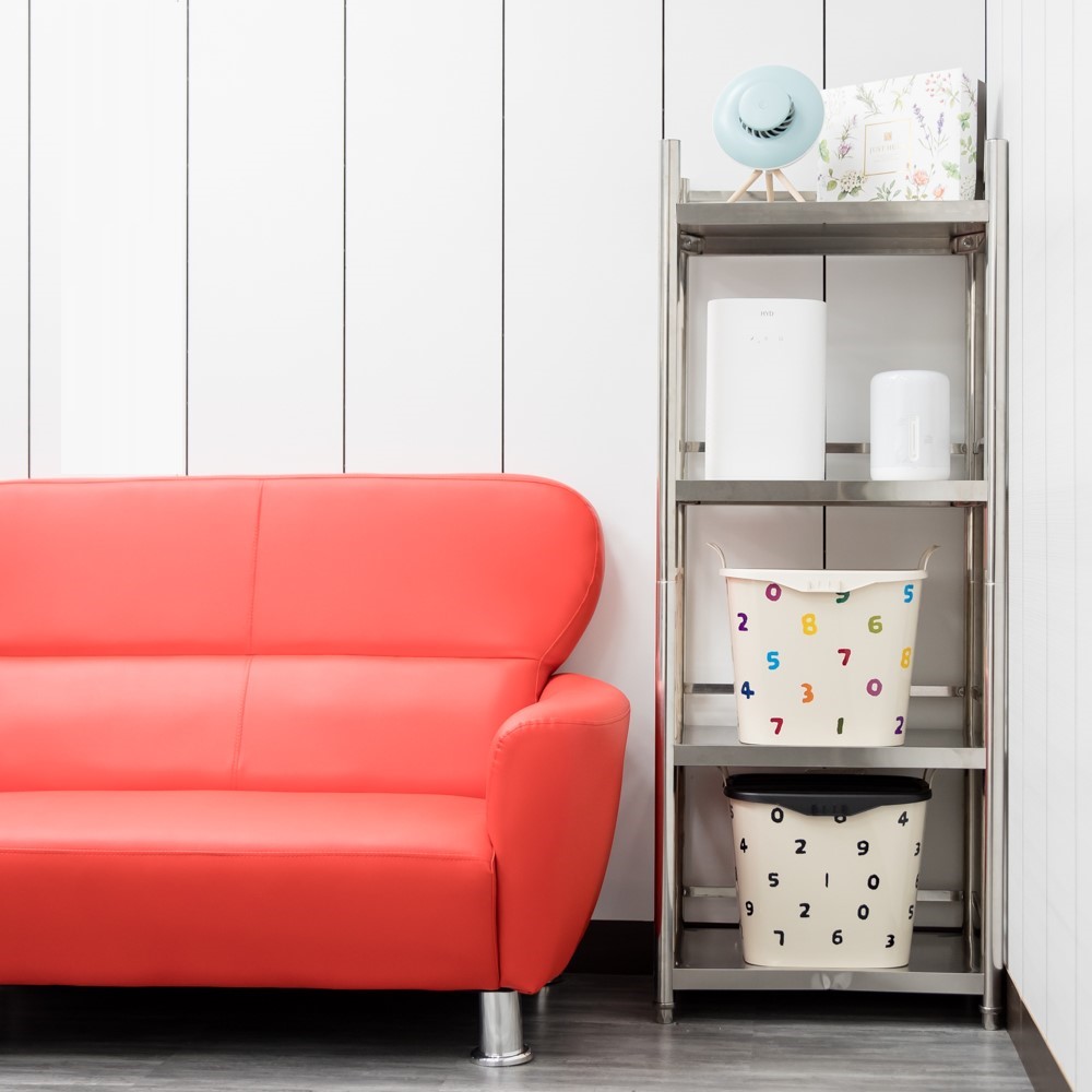 【誠宜居家】70x45x130公分 (三面圍欄-四層不鏽鋼置物架)升級款加粗加厚-加強底部橫梁 收納架 不鏽鋼置物架 不銹鋼置物架 廚房不銹鋼置物架 置物架 家電架 廚房架 架子, , large