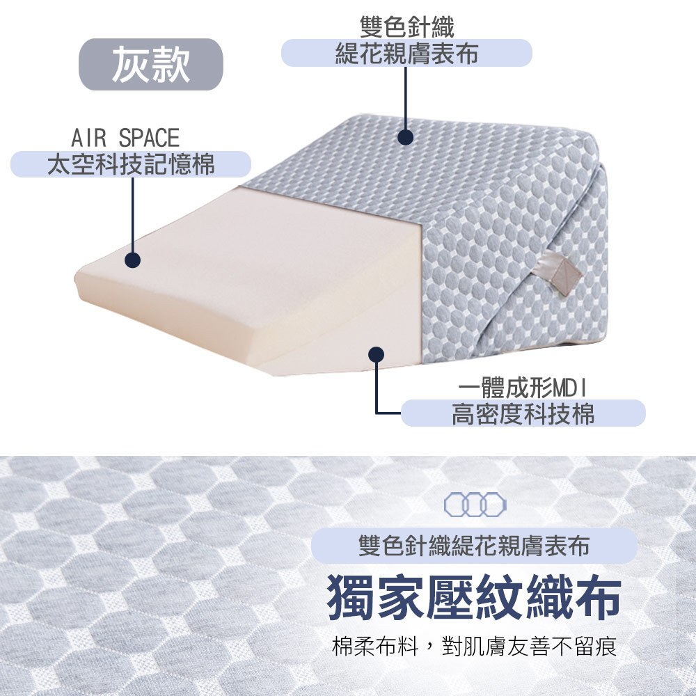 【日本旭川】生命磁系列 5in1人體工學美姿靠墊 折折墊 美背 靠枕 術後靠墊 可拆洗 三角靠墊 三角墊靠背墊 日本藤田, , large