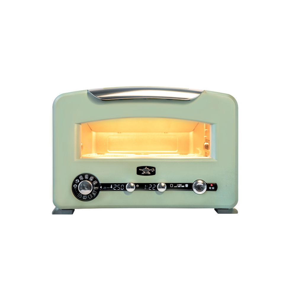 【可易家電】日本Sengoku Aladdin 千石阿拉丁「0.2秒瞬熱」320度極炙烤箱三代旗艦款AET-GP14TB 綠色(2025最新款│旗天大瞬), , large