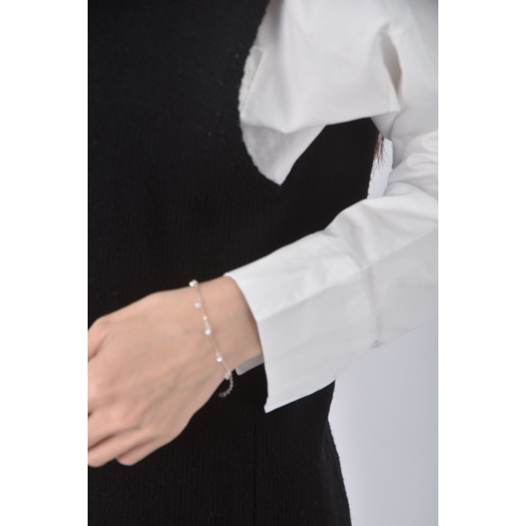 (XL) 質感兩件式黑色洋裝二手衣, , large