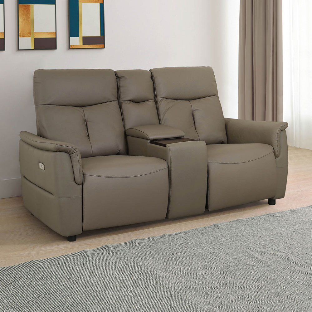 【Homelike】 喜家居雙人座茶几雙電動沙發(2367), , large