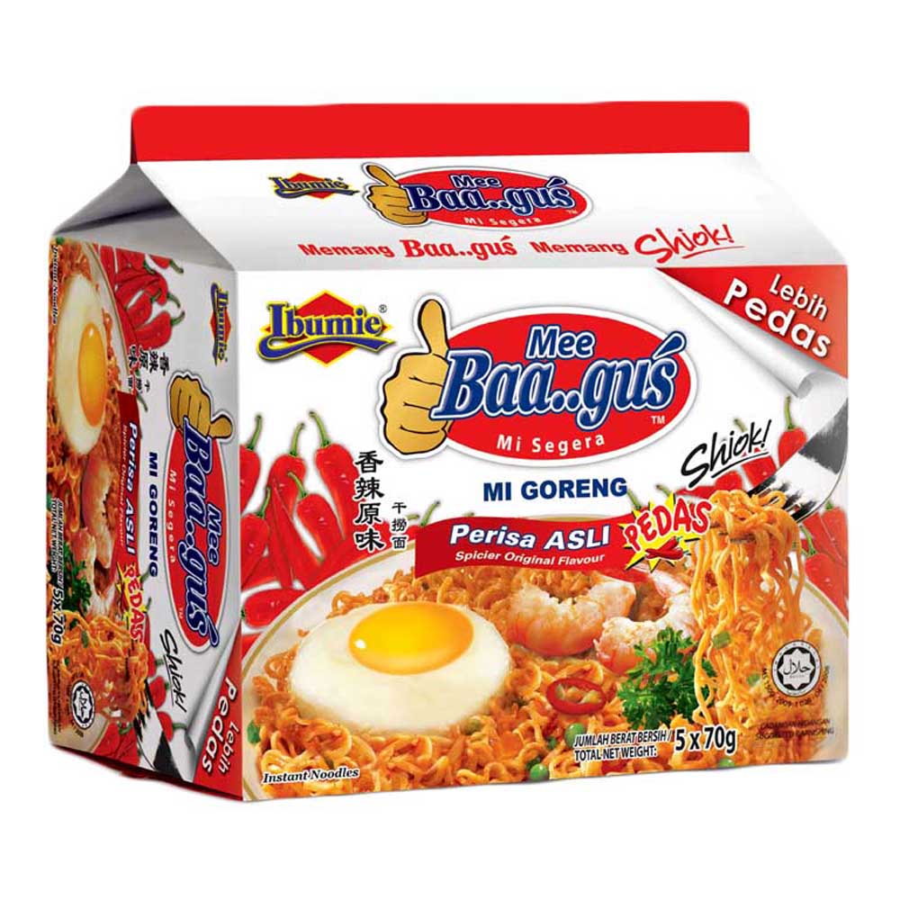 Dry Noodles with Flavoring Packet (Spicy), , large