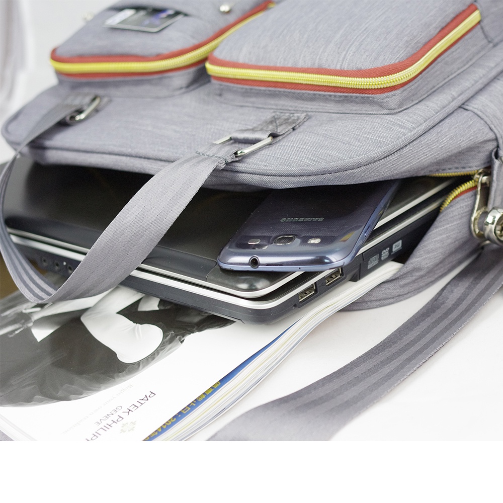 「NICHE 樂奇」高密度尼龍防潑水公事包 手提包 側背包 NCL-5304, , large