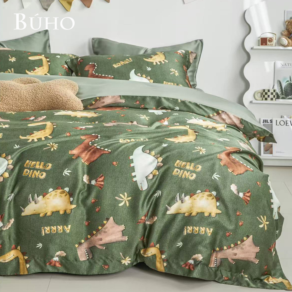 BUHO《夢旅》60支100%TENCEL純天絲全鋪棉兩用被冬包組-雙人, , large