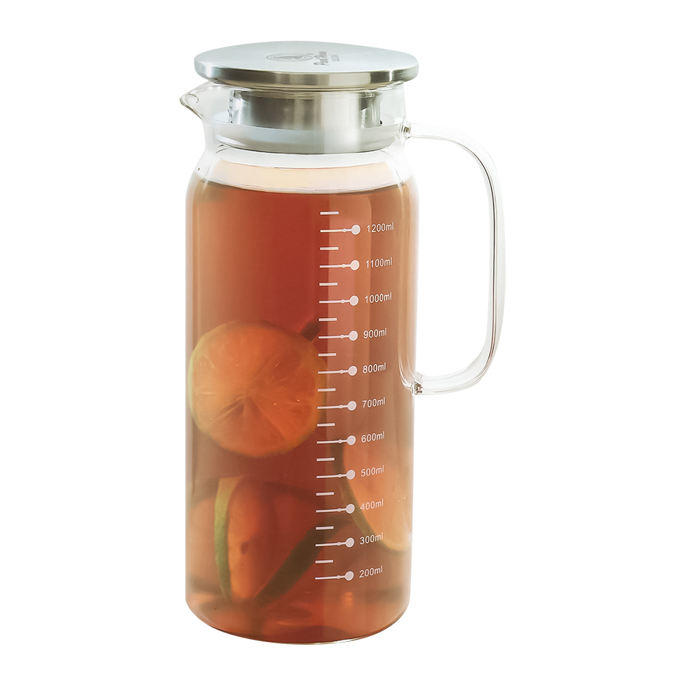 寶馬牌高型多功能雙用玻璃壺-1300ml-1入, , large