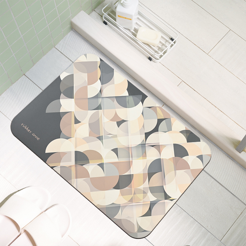 【Monster】 Soft Diatomaceous Earth Absorbent Mat – Morning Light Series (60x40cm) – Neon Temptation, , large