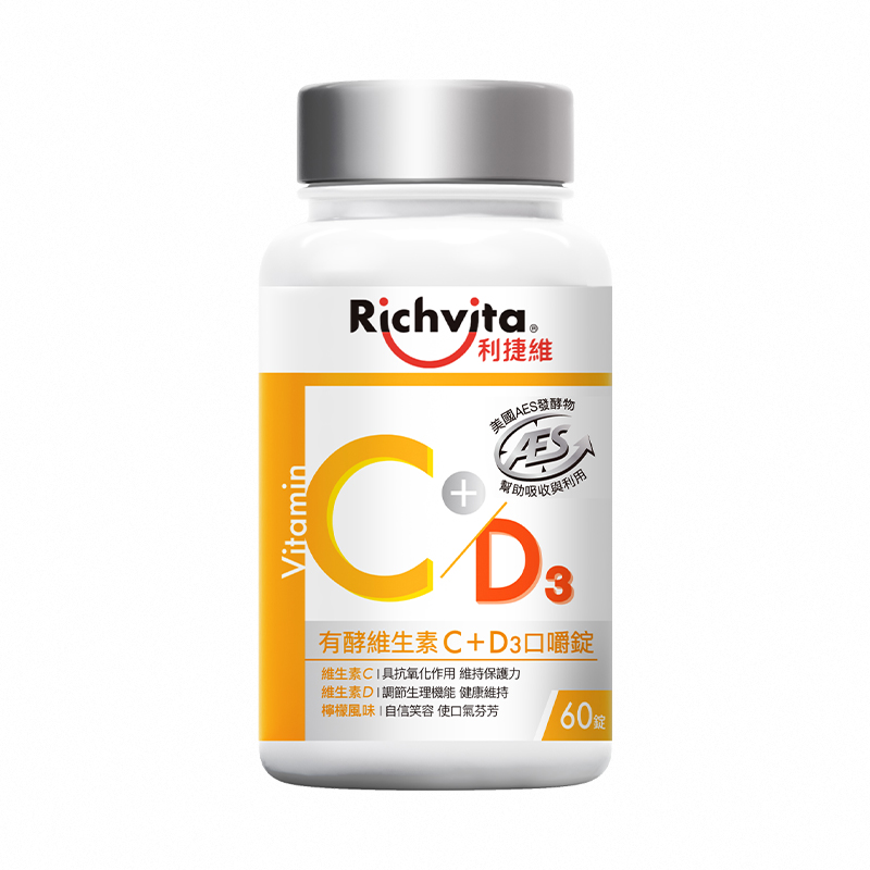 Richvita Chew Vita C +D3  with   Enzyme, , large