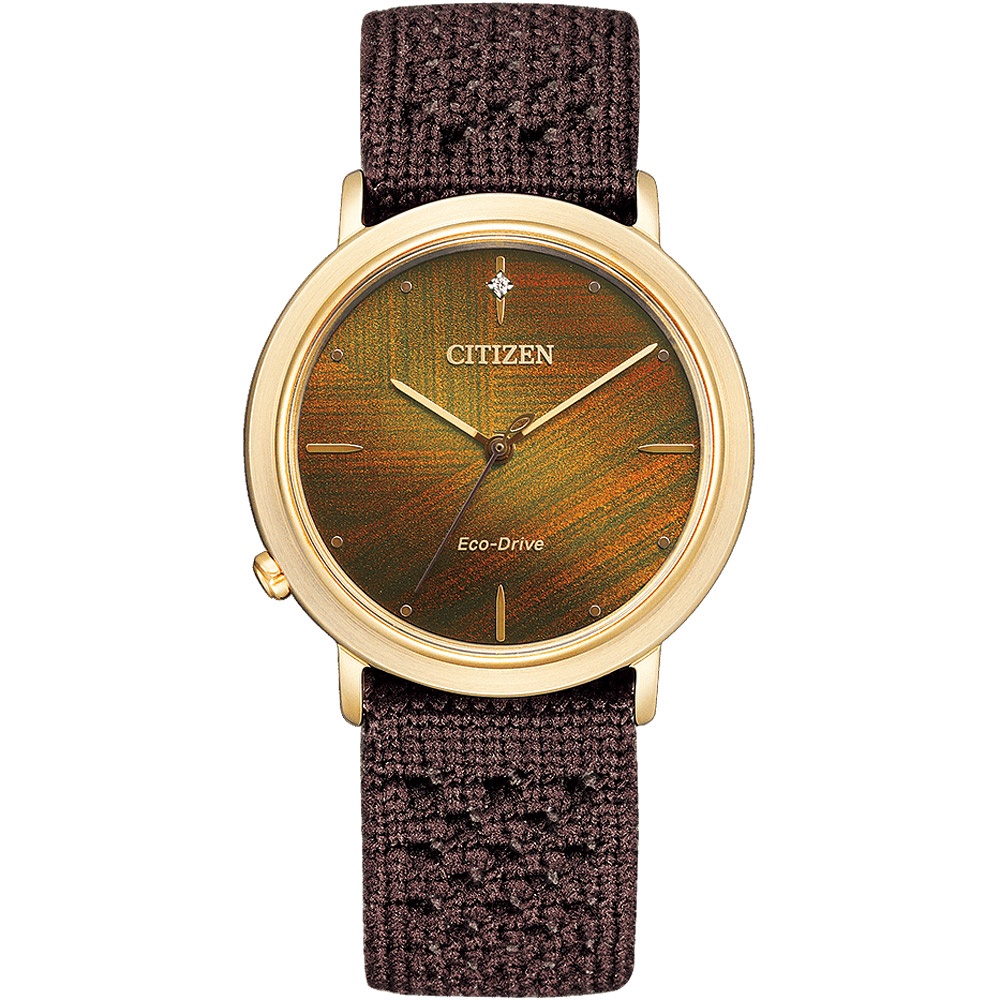 CITIZEN 星辰 L系列 廣告款 光動能女錶 套錶 EM1003-48X, , large