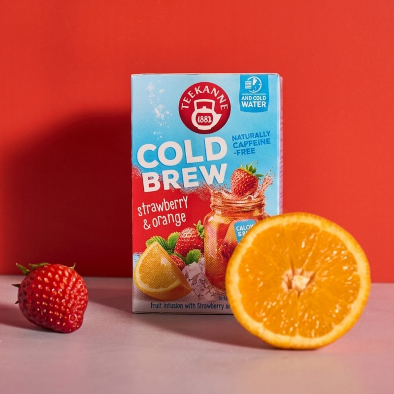 【TEEKANNE】Cold brew Fruit tea (2.5g x 18bags/box) , , large