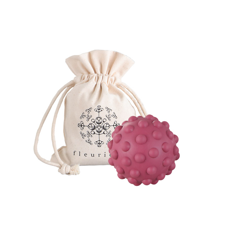 Fleurient Hard Solid Massage Ball (with bag) for Deep Tissue & Myofascial Relaxation, , large