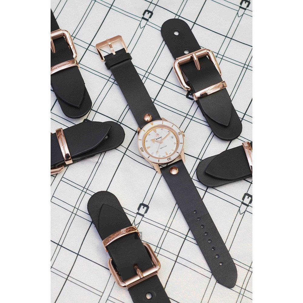 RADO 雷達 庫克船長 設計師聯名機械女錶 套錶組 R32139708, , large