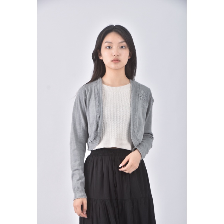 (S) ma tsu mi質感灰色罩衫二手衣, , large