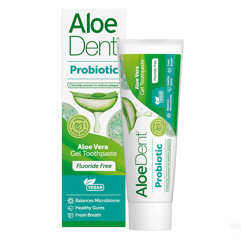 英國Aloe Dent-益生防護牙膏(無氟 100ml x 2入), , large
