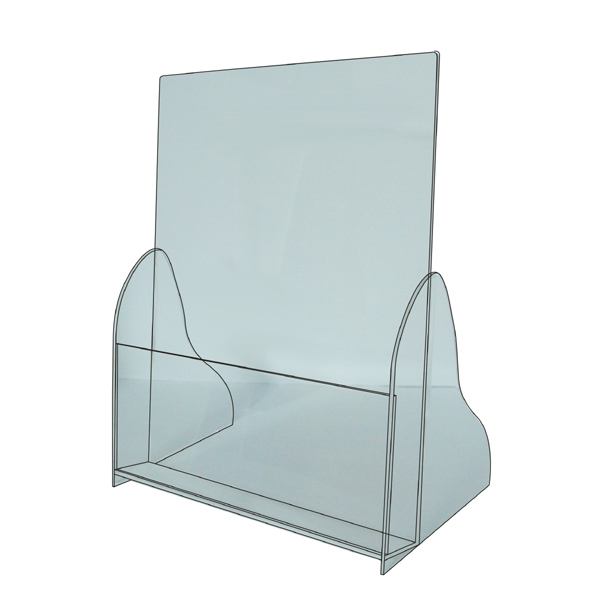 【 徠福 】壓克力型錄架-A4規格(單層) / 個 NO.1214, , large