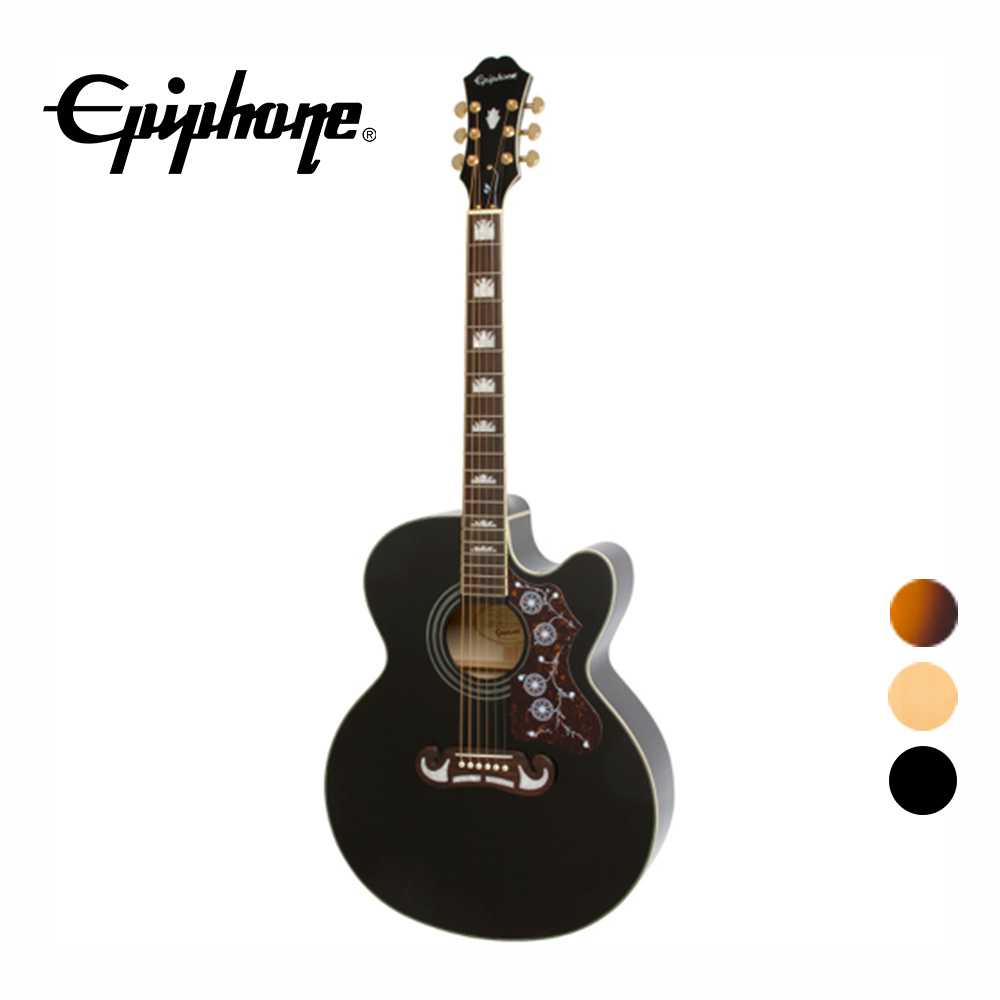 Epiphone J-200 EC Studio 面單板電民謠吉他 多色款【敦煌樂器】, , large